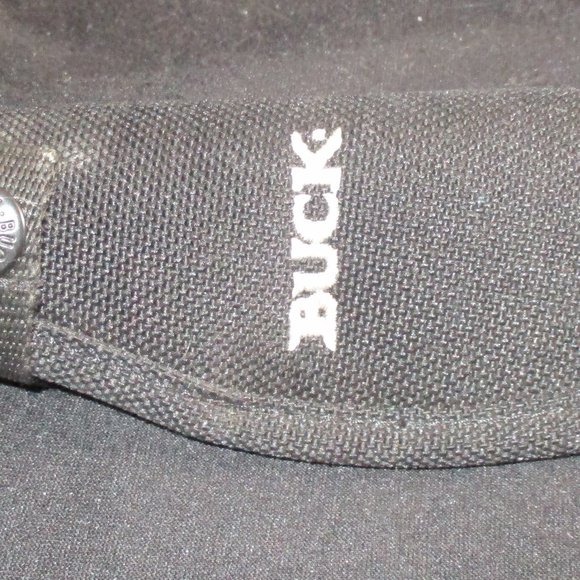 Signed 2004 Custom Buck Hunting Gut Hook Knife w/Sheath by J Buck & Chuck Buck - Picture 6 of 7